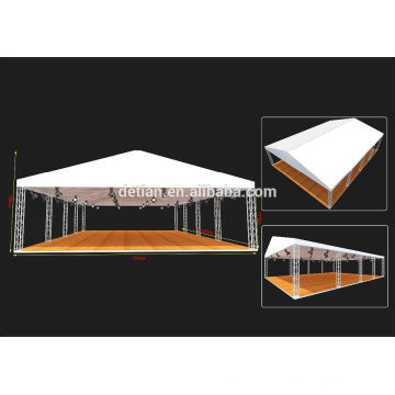shanghai personnaliser l&#39;affichage réutilisable des tentes d&#39;événement en plein air avec scène en bois ou plancher